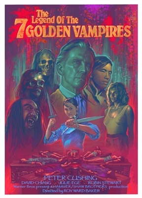 The Legend of the 7 Golden Vampires pillow