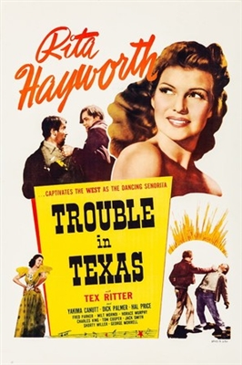 Trouble in Texas Poster with Hanger