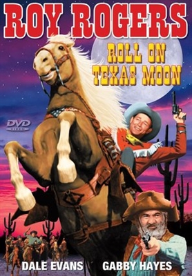 Roll on Texas Moon Canvas Poster