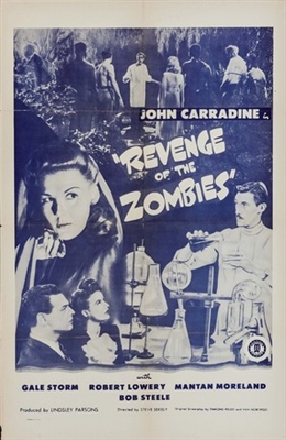 Revenge of the Zombies Metal Framed Poster