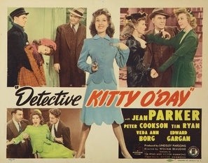 Detective Kitty O'Day Metal Framed Poster