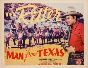 The Man from Texas Wooden Framed Poster