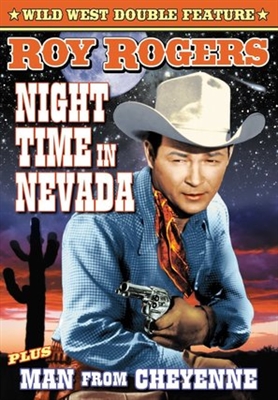 Night Time in Nevada Wooden Framed Poster