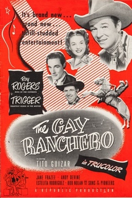 The Gay Ranchero Wood Print