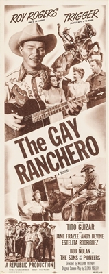 The Gay Ranchero Wooden Framed Poster