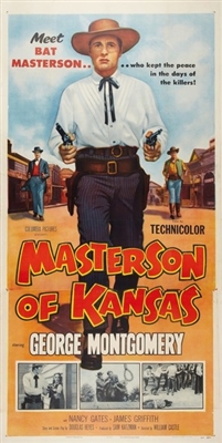 Masterson of Kansas Metal Framed Poster