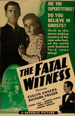 The Fatal Witness Canvas Poster