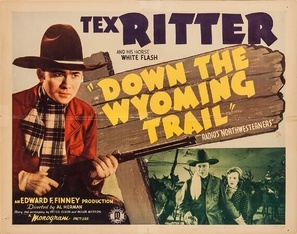 Down the Wyoming Trail Poster with Hanger