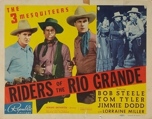 Riders of the Rio Grande Metal Framed Poster