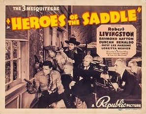 Heroes of the Saddle Wooden Framed Poster