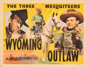 Wyoming Outlaw Poster with Hanger