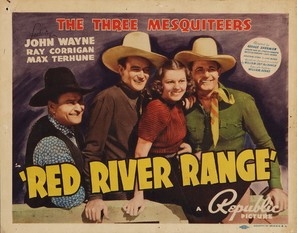 Red River Range Wooden Framed Poster