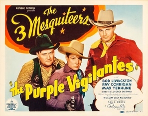 The Purple Vigilantes Wooden Framed Poster