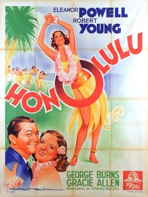 Honolulu Wooden Framed Poster