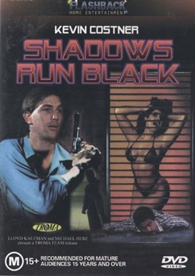 Shadows Run Black Poster with Hanger