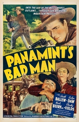 Panamint's Bad Man Poster with Hanger