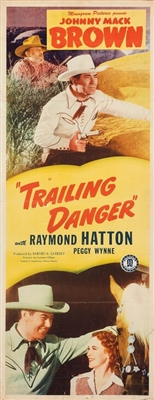 Trailing Danger Poster with Hanger