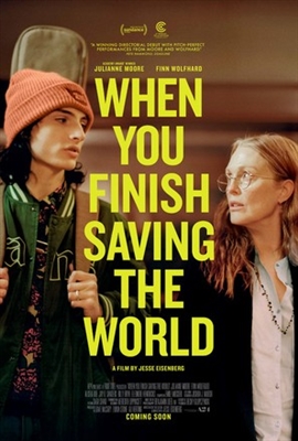 When You Finish Saving the World Canvas Poster