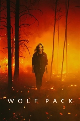 Wolf Pack Wooden Framed Poster