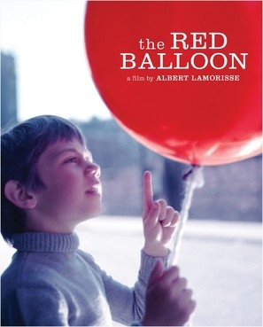 Le ballon rouge Metal Framed Poster