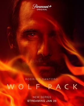 Wolf Pack Poster with Hanger