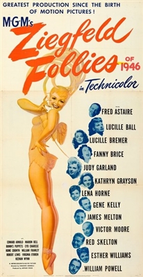 Ziegfeld Follies Poster with Hanger