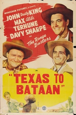 Texas to Bataan Poster with Hanger