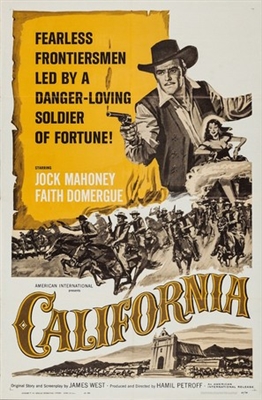 California Wooden Framed Poster