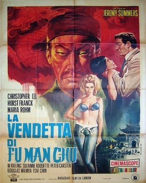 The Vengeance of Fu Manchu Wooden Framed Poster