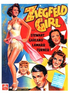 Ziegfeld Girl Poster with Hanger