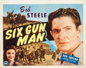 Six Gun Man Canvas Poster