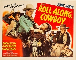 Roll Along, Cowboy Metal Framed Poster