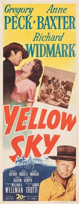 Yellow Sky Wood Print