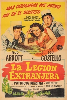 Abbott and Costello in the Foreign Legion Wooden Framed Poster