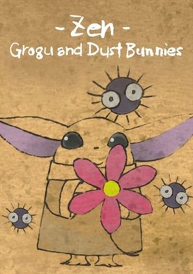 Zen - Grogu and Dust Bunnies Poster 1913579