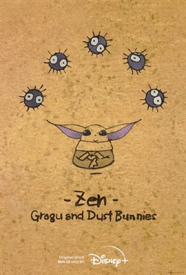 Zen - Grogu and Dust Bunnies Poster 1913580