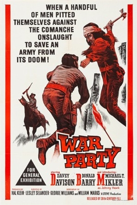 War Party Poster with Hanger