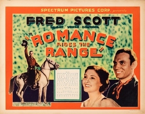 Romance Rides the Range Metal Framed Poster