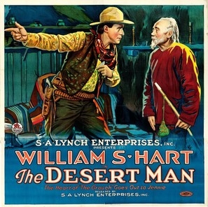 The Desert Man Metal Framed Poster