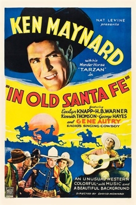 In Old Santa Fe Wooden Framed Poster