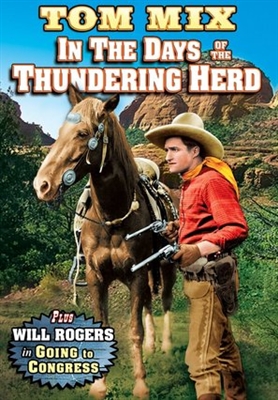 In the Days of the Thundering Herd Canvas Poster