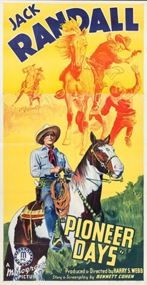 Pioneer Days Wooden Framed Poster