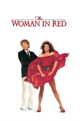 The Woman in Red Canvas Poster