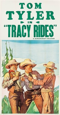 Tracy Rides Poster with Hanger