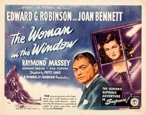 The Woman in the Window Poster with Hanger