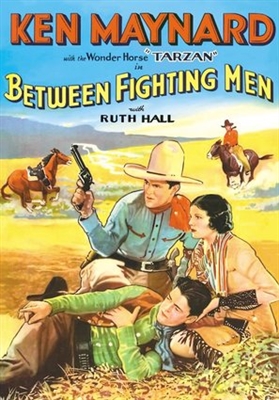 Between Fighting Men Metal Framed Poster