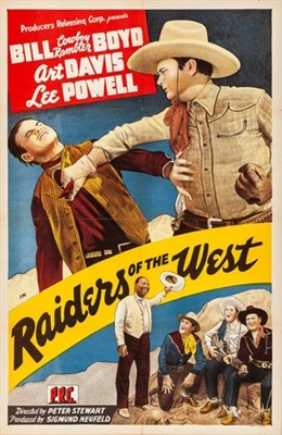 Raiders of the West Poster with Hanger