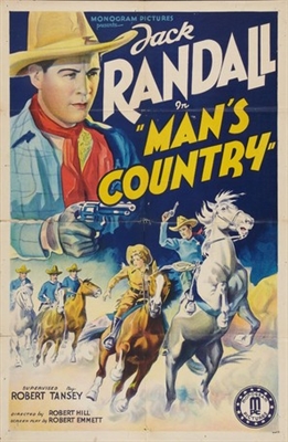 Man's Country Canvas Poster