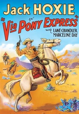 Via Pony Express Poster with Hanger