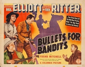 Bullets for Bandits Wooden Framed Poster